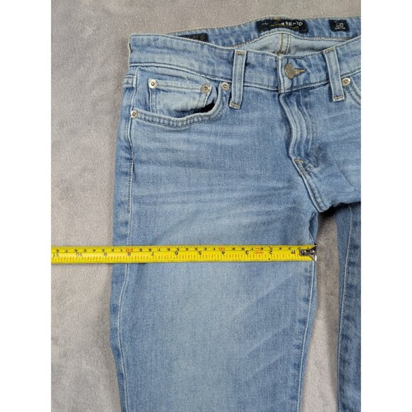 Lucky Brand Ankle Cheville Jeans Womens Size 0 25 Light Wash Sweet Straight Leg - Picture 10 of 12